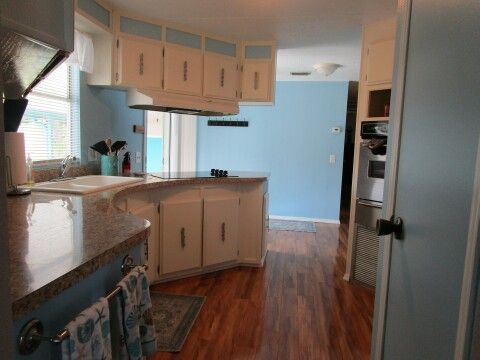 kitchen view from dining room