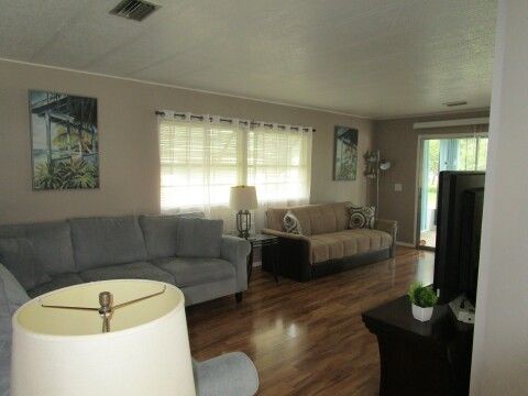 living room view from hall