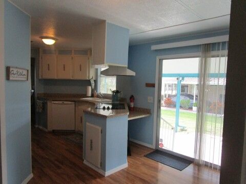 exit sliding door to carport