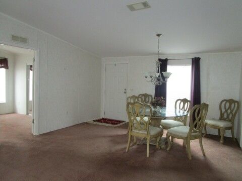 dining area, view from living room
