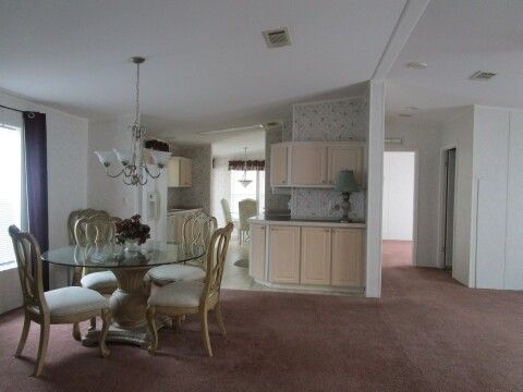 dining, kitchen, hall view from master bedroom