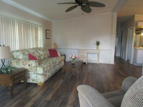 living area view from raised Sc room