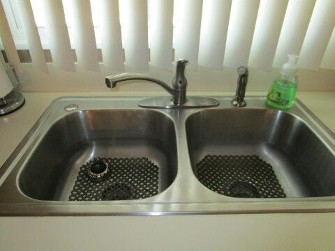 double stainless sink