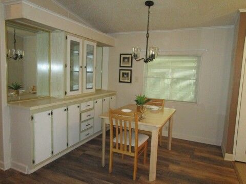 view of dining from living area
