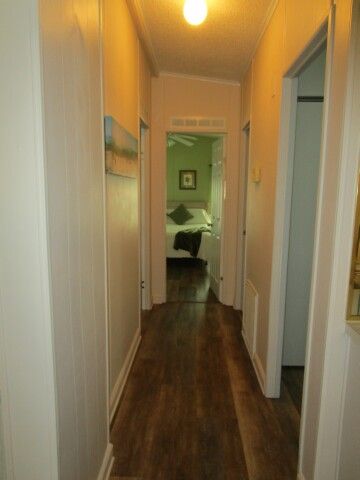 hall to bedrooms, baths