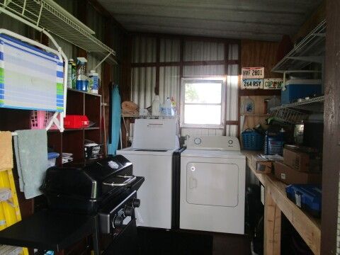8x10 utility shed, dryer, New Amana washer