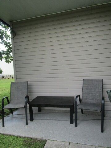 rear patio overlooking yard