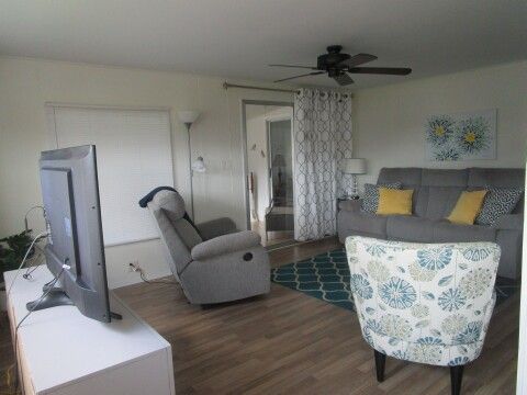 living area view from dinette