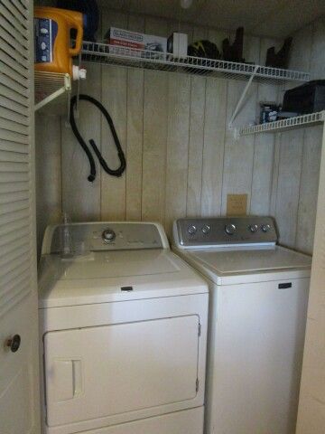 Maytag wsher/dryer, indoor laundry