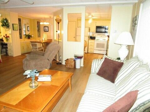 living, dining, kitchen areas