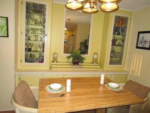 view of dining from kitchen