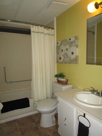 hall bath/shower combo