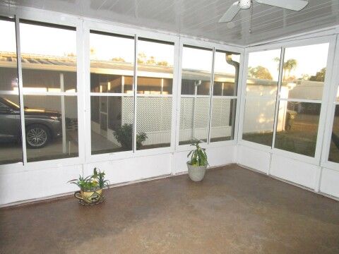 screen room view from living room