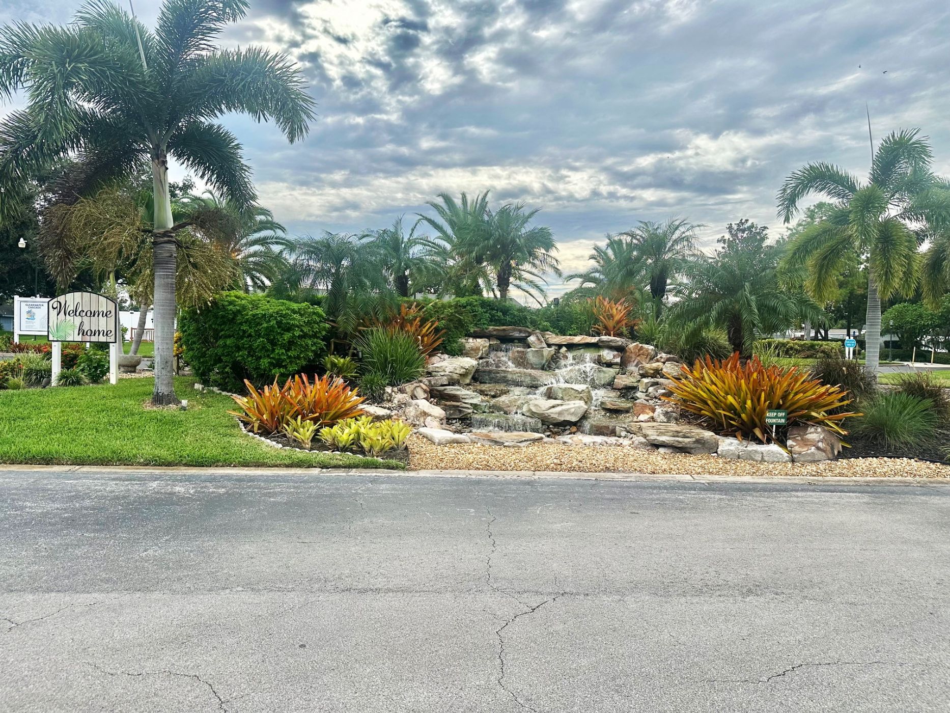 Lovely Park Fountain at entrance