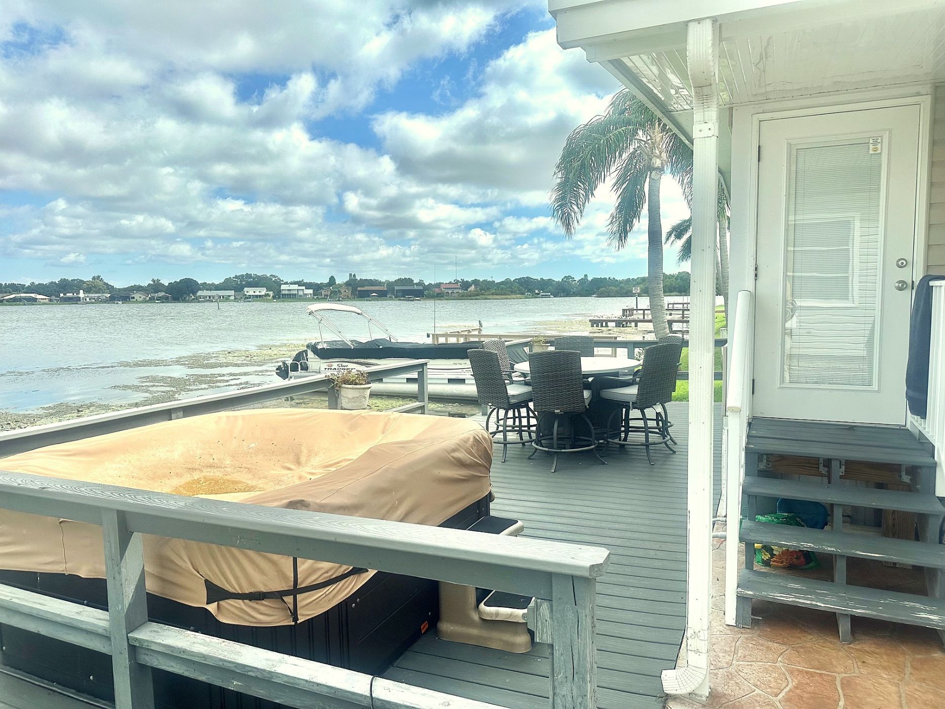 Hot Tub, Deck & Dock